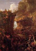 Thomas Cole Portage Falls on the Genesee Sweden oil painting artist